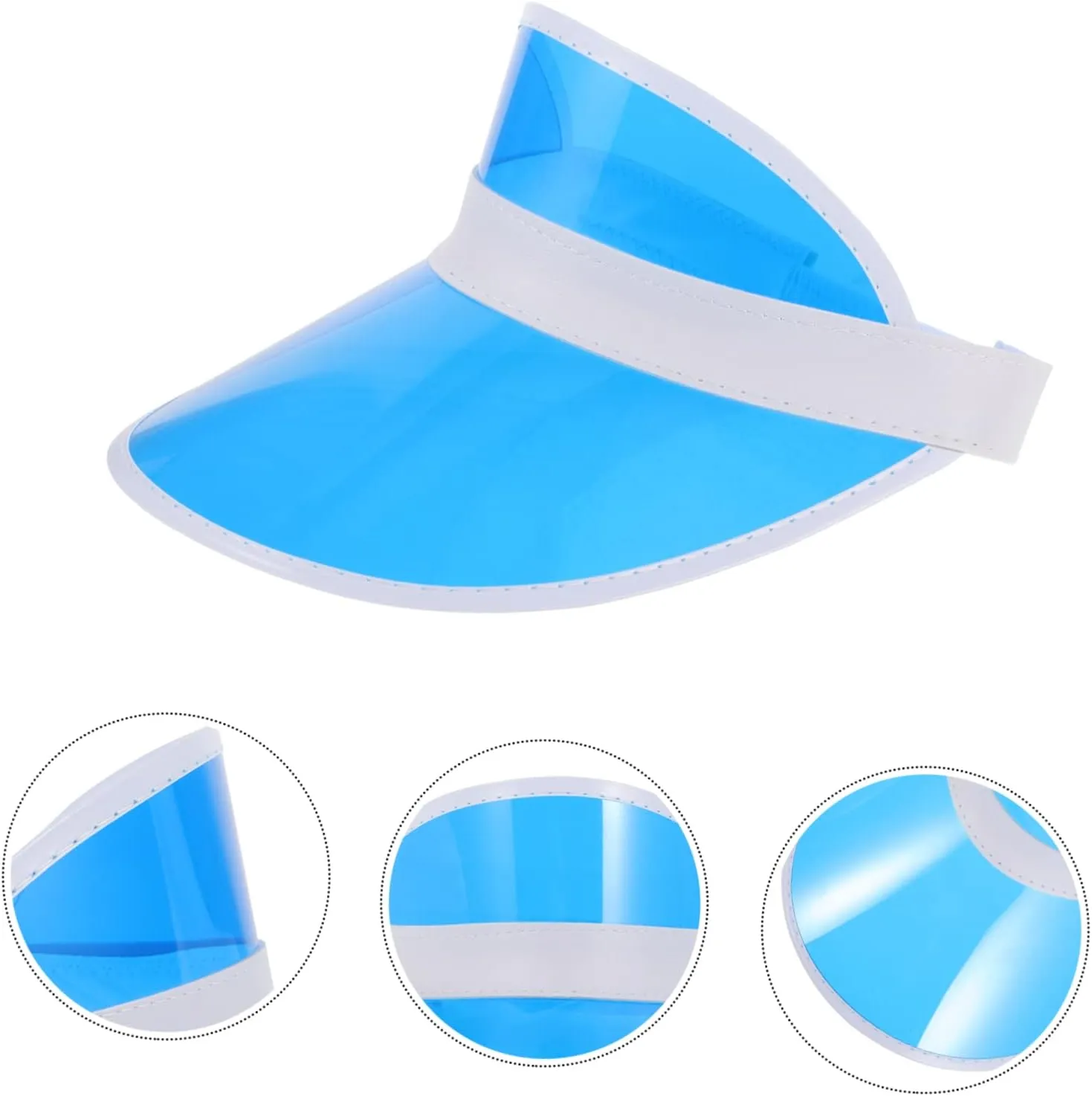 2pcs Sun Visor Face Masks Bonnet for Men Decor Golf Visor Womens Visors for Women Ladies Sun Hats with
