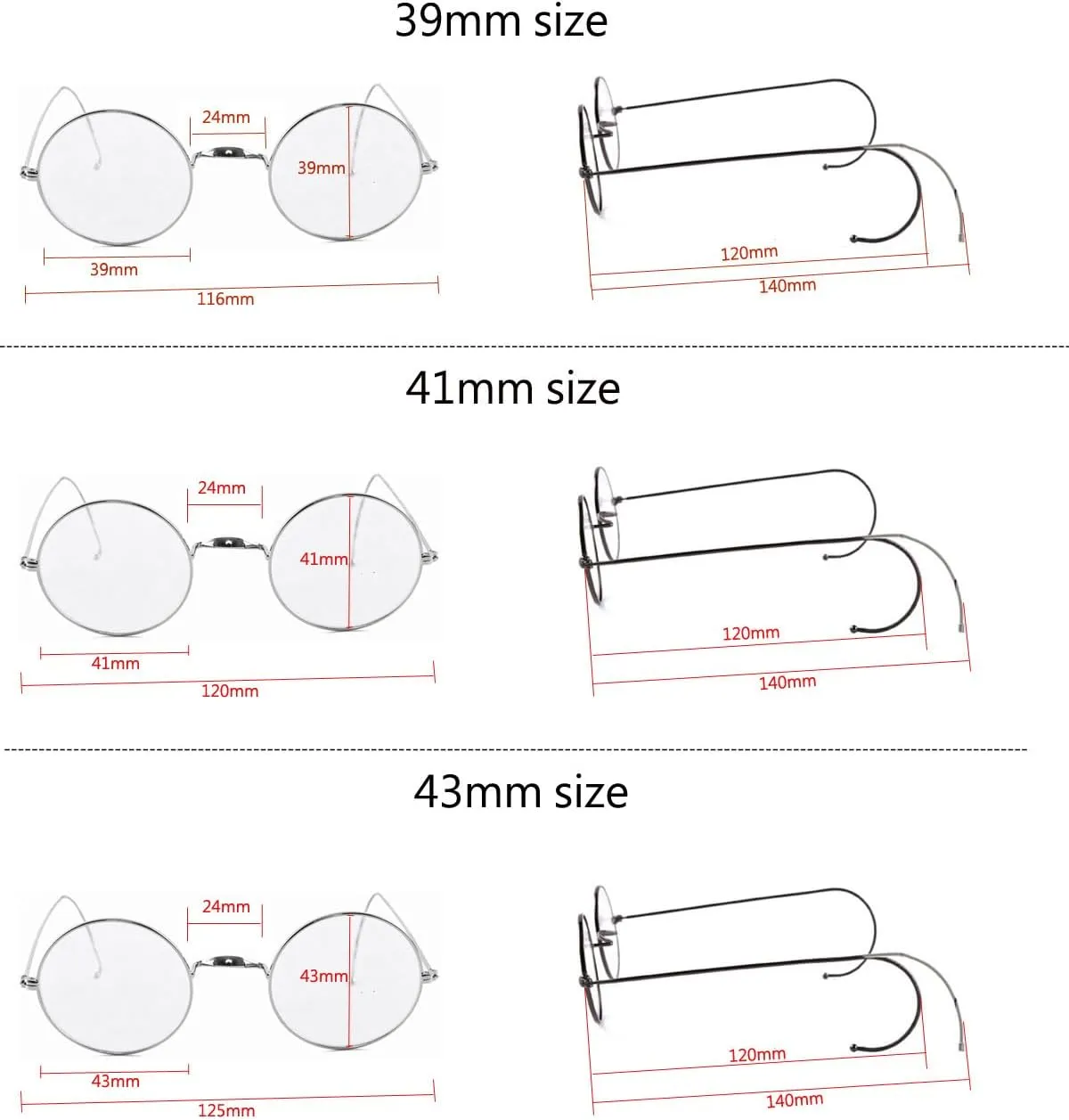 Agstum Blue Light Blocking Reading Glasses, Small Round Wire Rim Readers for Computer Use Anti-Glare Cut UV400