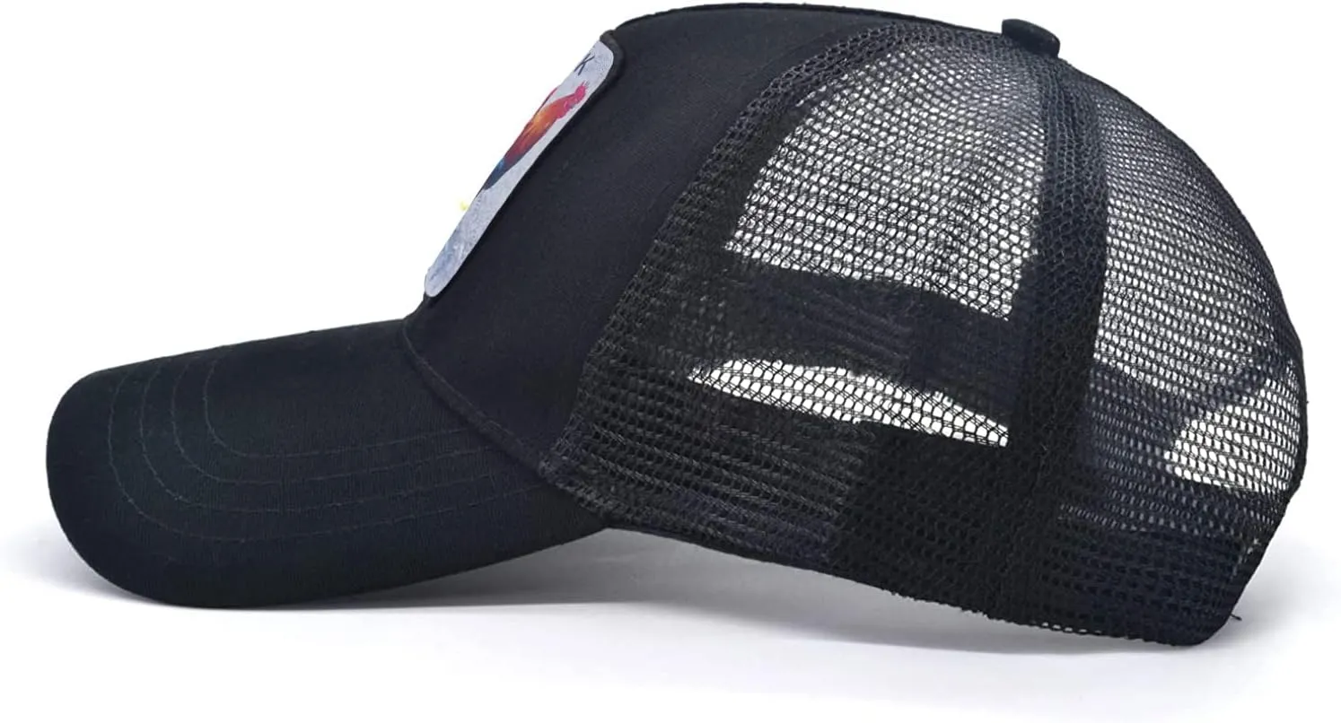 Animal Baseball Cap Patch Embroidered Women Trucker Hat Men Plain Mesh Adjustable Outdoor Sport Hunt Ball Caps