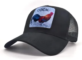 Animal Baseball Cap Patch Embroidered Women Trucker Hat Men Plain Mesh Adjustable Outdoor Sport Hunt Ball Caps