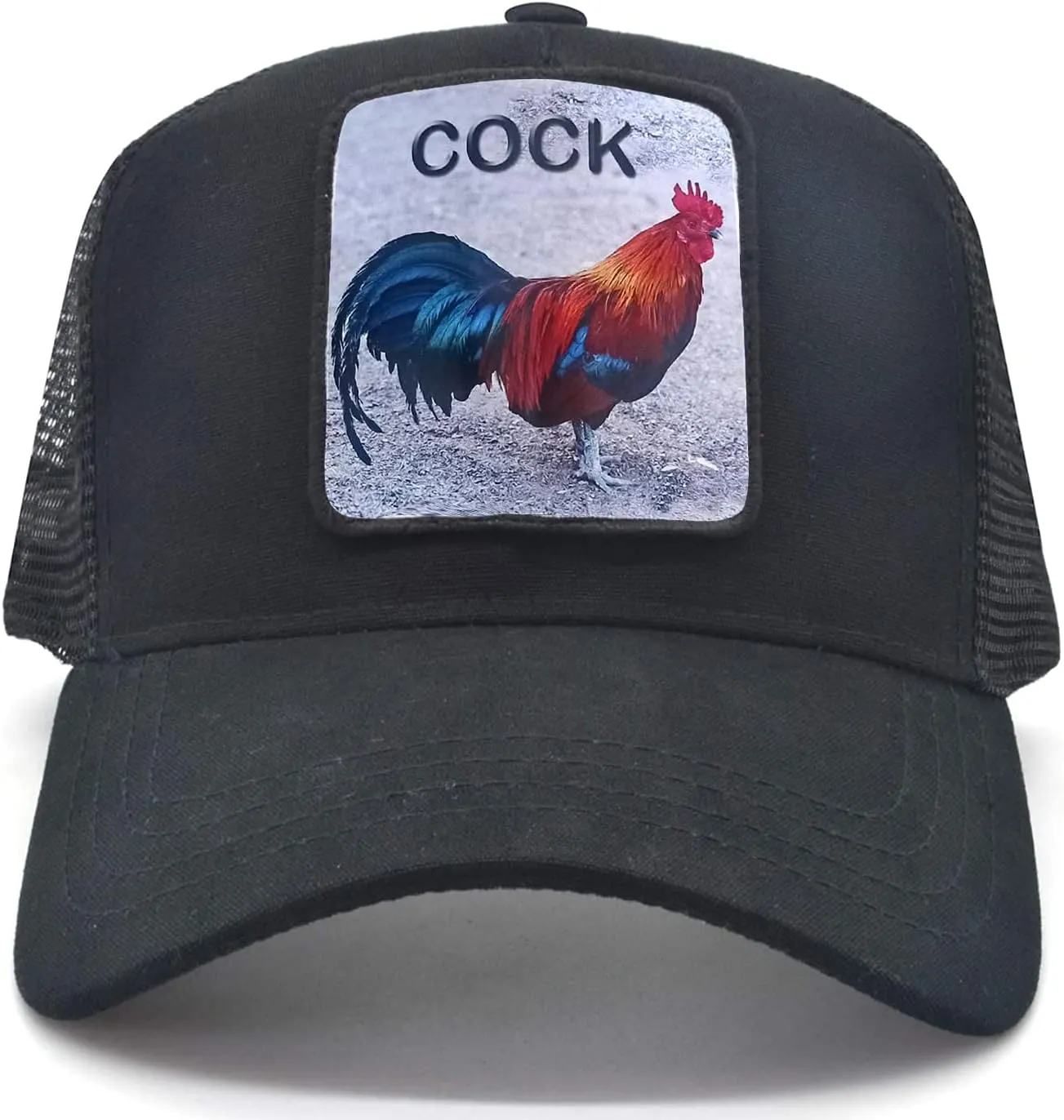 Animal Baseball Cap Patch Embroidered Women Trucker Hat Men Plain Mesh Adjustable Outdoor Sport Hunt Ball Caps