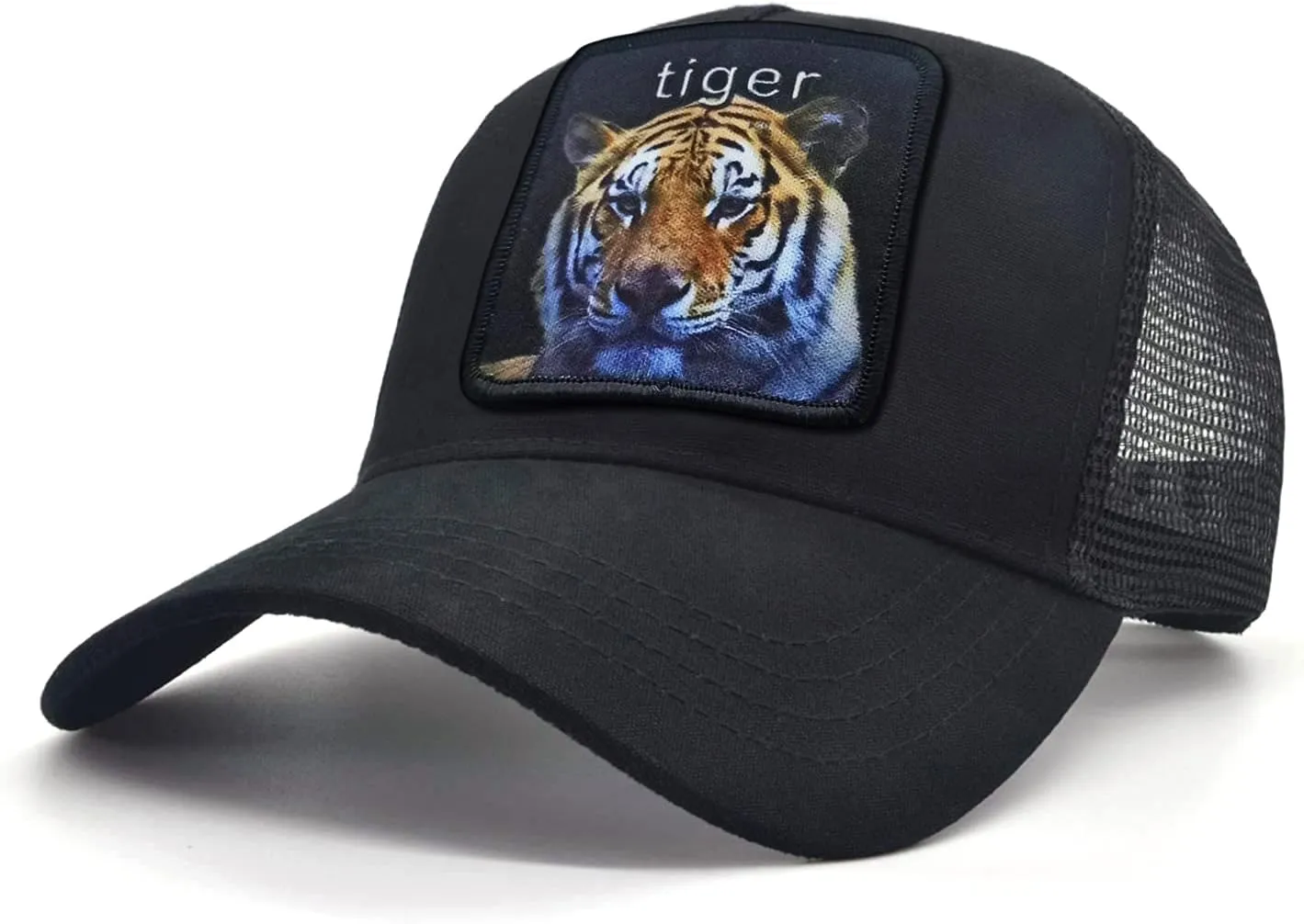 Animal Baseball Cap Patch Embroidered Women Trucker Hat Men Plain Mesh Adjustable Outdoor Sport Hunt Ball Caps