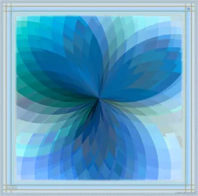 Armine Lotus Abstract Silk Scarf #2