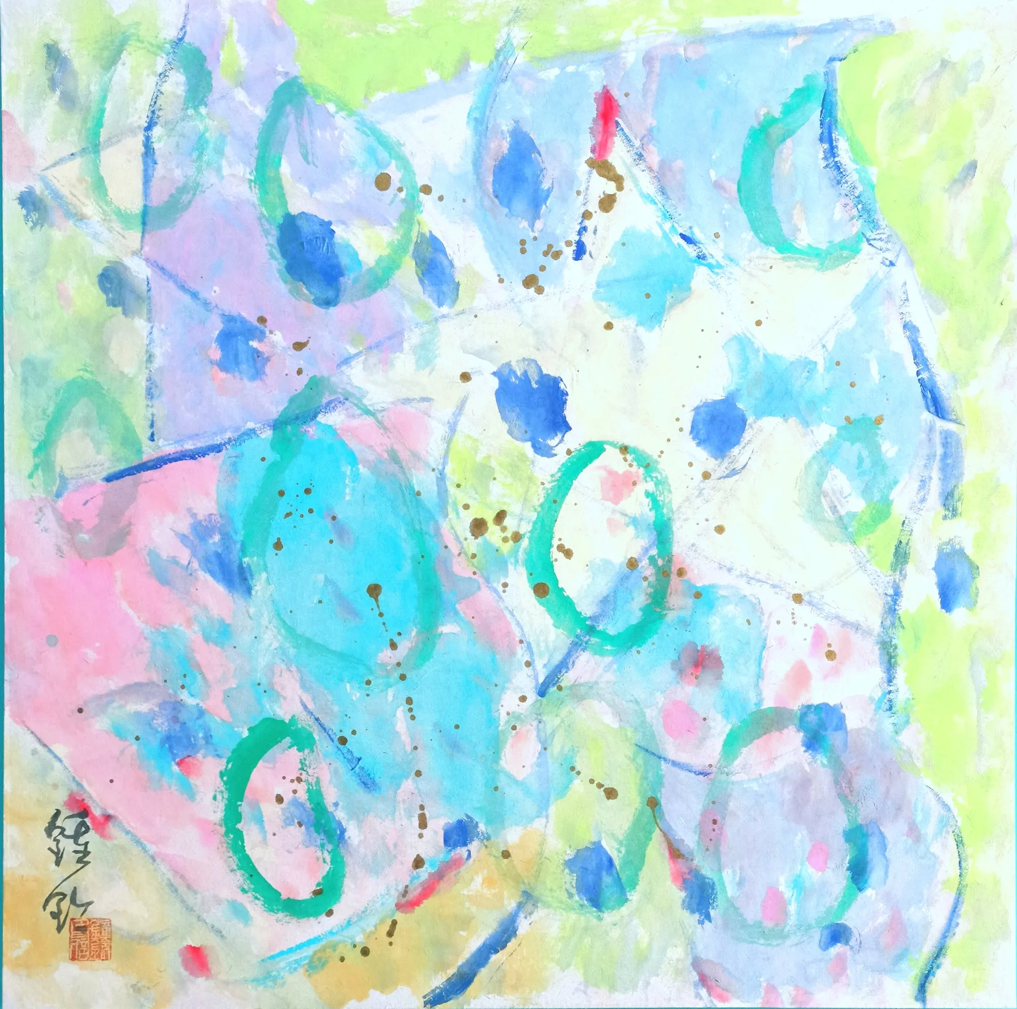 Artist Collection Square 100% Silk Scarf
