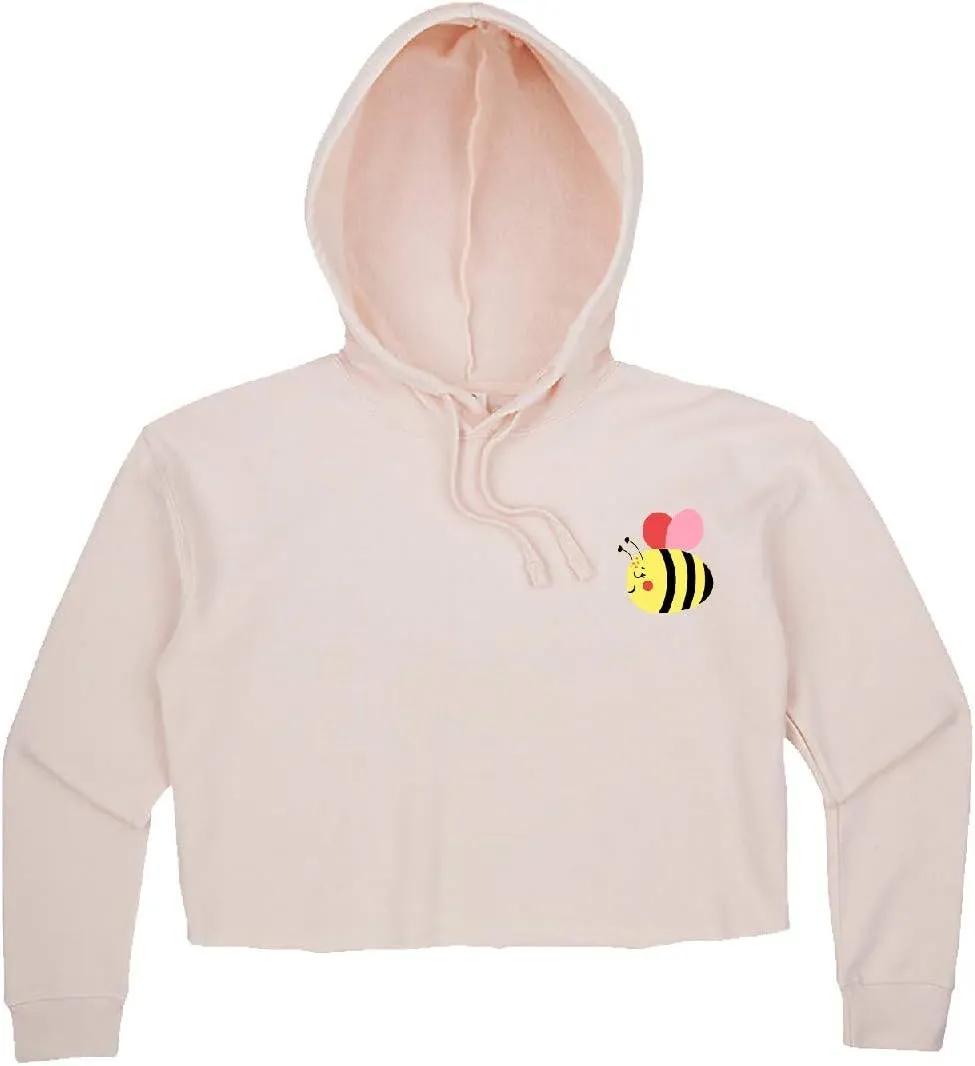 Awkward Styles Crop Hoodie for Womens Crop Top Hoodie Bee Cropped Sweatshirt Tops Womens Bee Hoodie Sweatshirt Fleece Hoodie