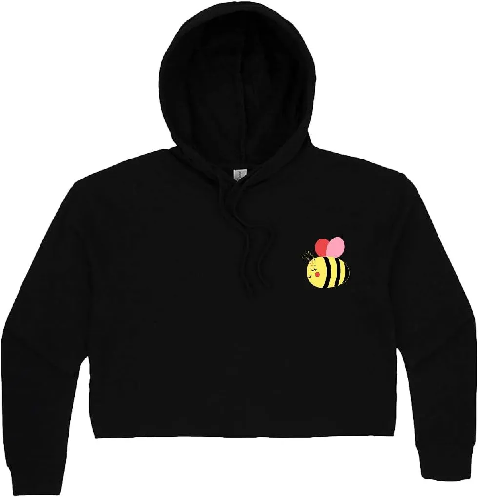 Awkward Styles Crop Hoodie for Womens Crop Top Hoodie Bee Cropped Sweatshirt Tops Womens Bee Hoodie Sweatshirt Fleece Hoodie