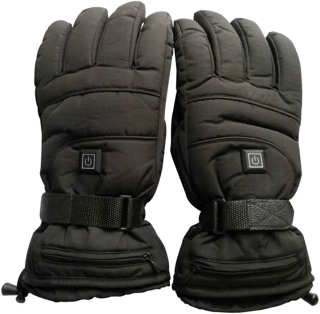 BESPORTBLE 3-Level Heat Control Touch Screen Ski Gloves for Men Women Winter Warm Heating Gloves for Outdoor Sports