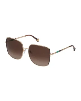 Carolina Herrera CHE153590367AC Brown Gradient Sunglasses