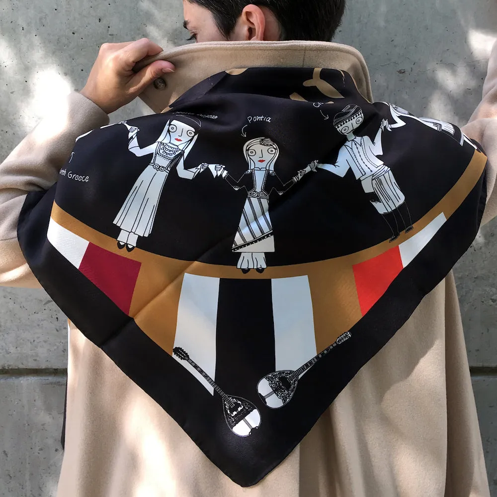 Dance  | Silk Scarf 90