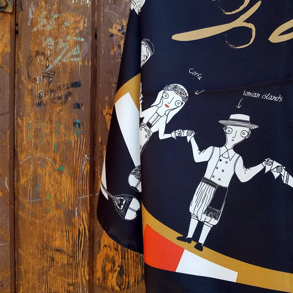 Dance  | Silk Scarf 90