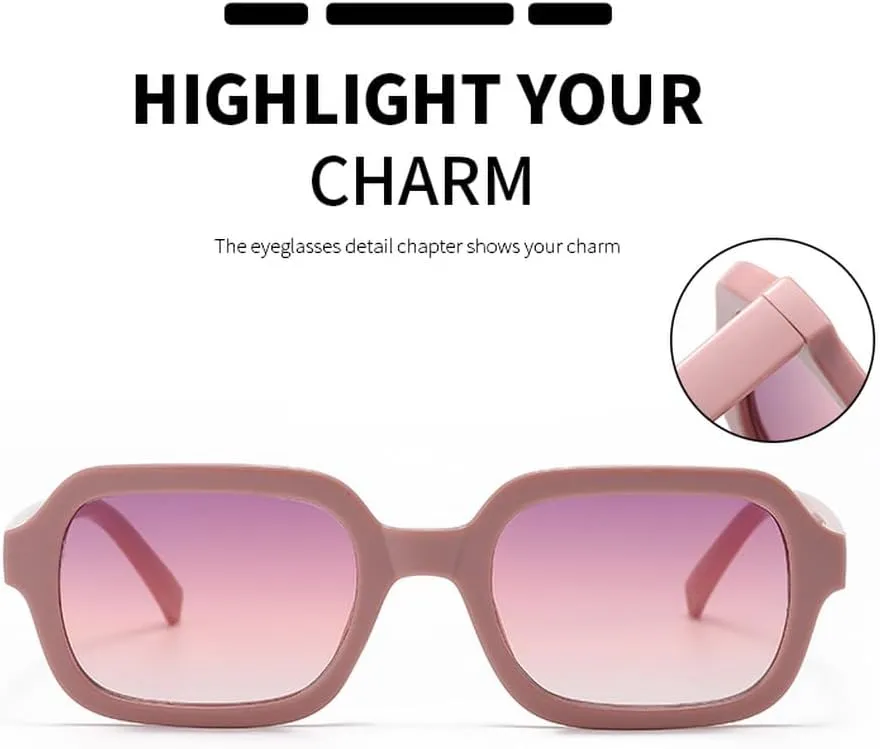 Fashion Cycling Small Sunglasses Women Eyeglasses Trendy Yellow Vintage Sun Glasses Female UV400