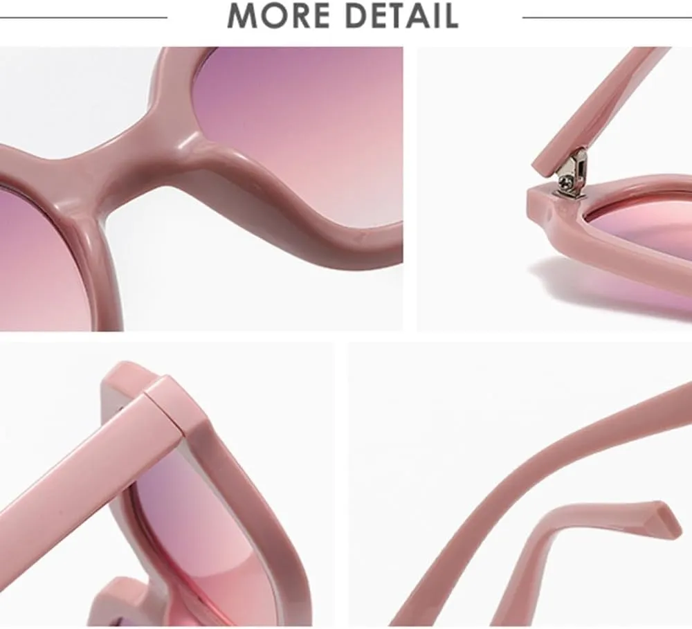 Fashion Cycling Small Sunglasses Women Eyeglasses Trendy Yellow Vintage Sun Glasses Female UV400