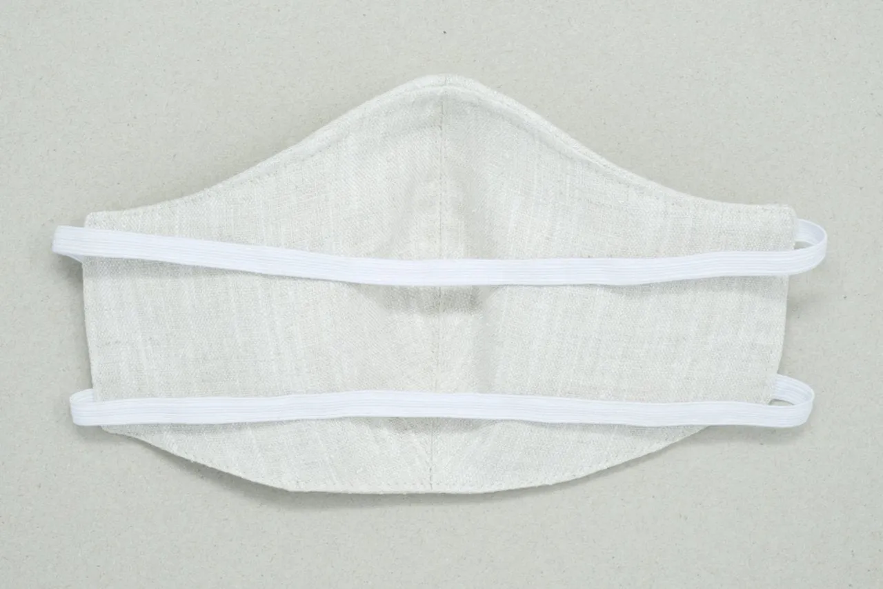 Fashionable Linen Face Mask Ireland, 2 Ply or 3 Ply with Nose Wire