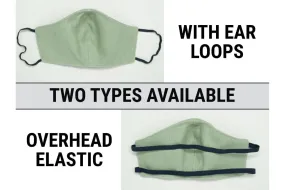 Fashionable Linen Face Mask Ireland, 2 Ply or 3 Ply with Nose Wire
