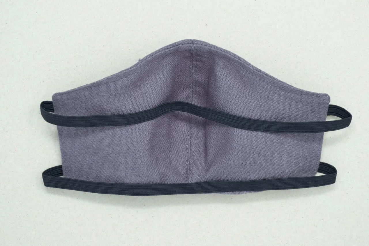 Fashionable Linen Face Mask Ireland, 2 Ply or 3 Ply with Nose Wire