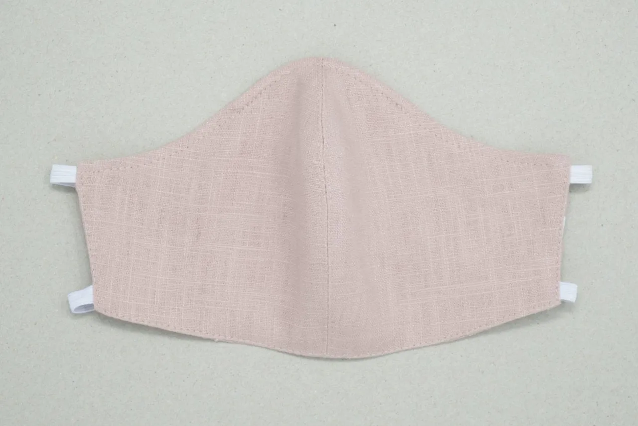 Fashionable Linen Face Mask Ireland, 2 Ply or 3 Ply with Nose Wire