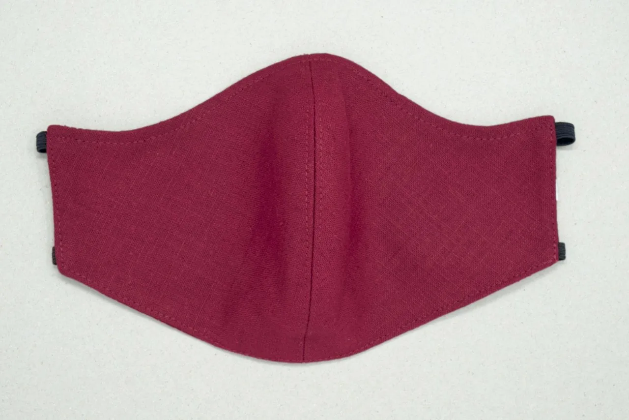 Fashionable Linen Face Mask Ireland, 2 Ply or 3 Ply with Nose Wire