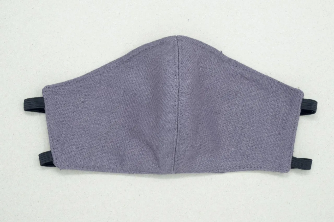 Fashionable Linen Face Mask Ireland, 2 Ply or 3 Ply with Nose Wire