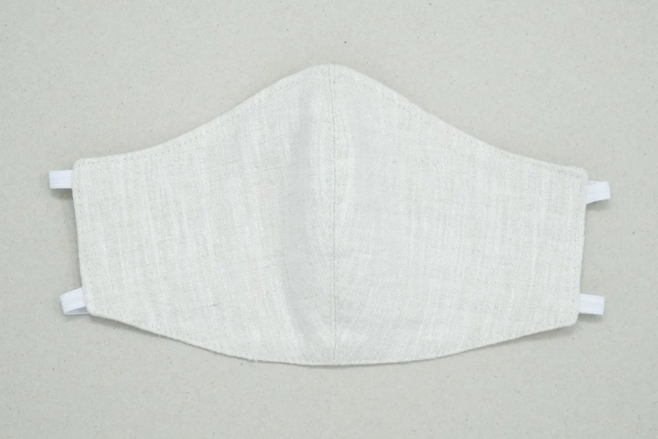 Fashionable Linen Face Mask Ireland, 2 Ply or 3 Ply with Nose Wire