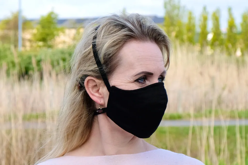 Fashionable Linen Face Mask Ireland, 2 Ply or 3 Ply with Nose Wire