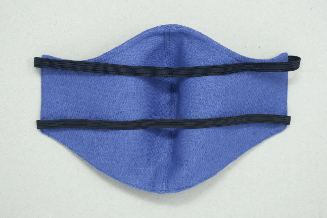 Fashionable Linen Face Mask Ireland, 2 Ply or 3 Ply with Nose Wire
