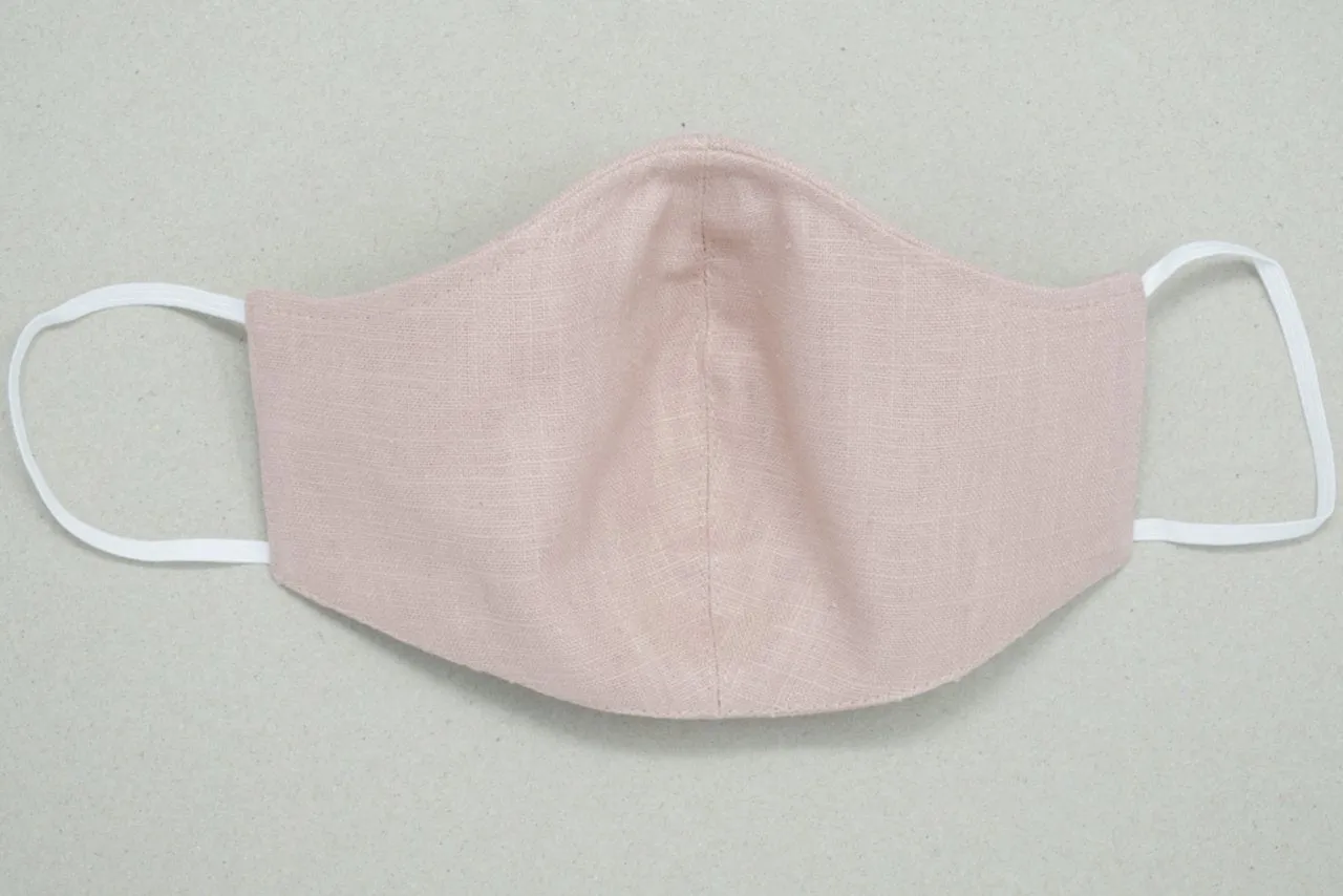 Fashionable Linen Face Mask Ireland, 2 Ply or 3 Ply with Nose Wire