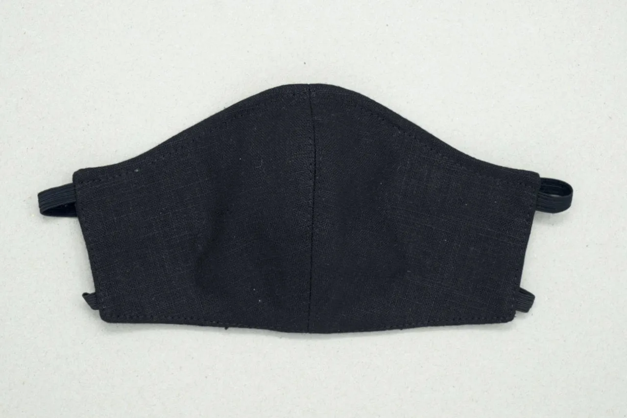 Fashionable Linen Face Mask Ireland, 2 Ply or 3 Ply with Nose Wire