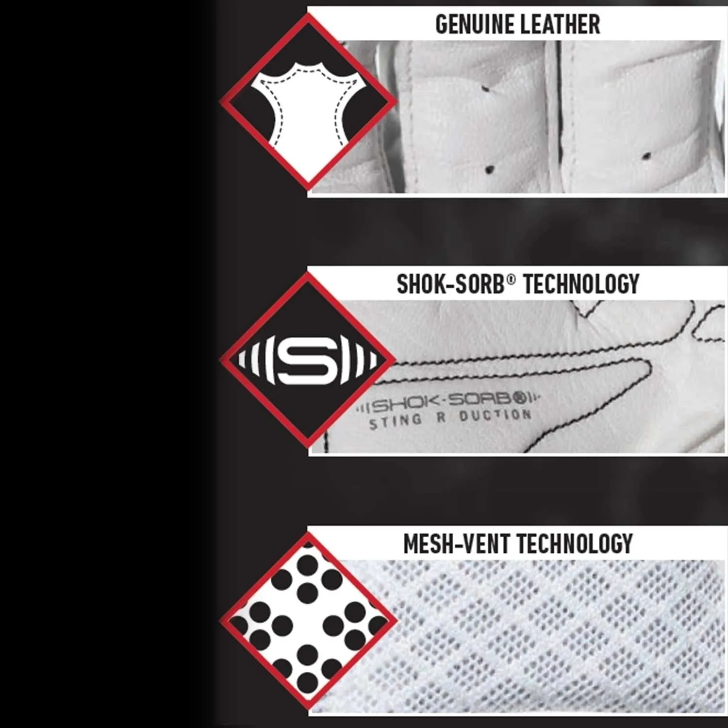 Franklin Shok-Sorb X Adult Batting Gloves