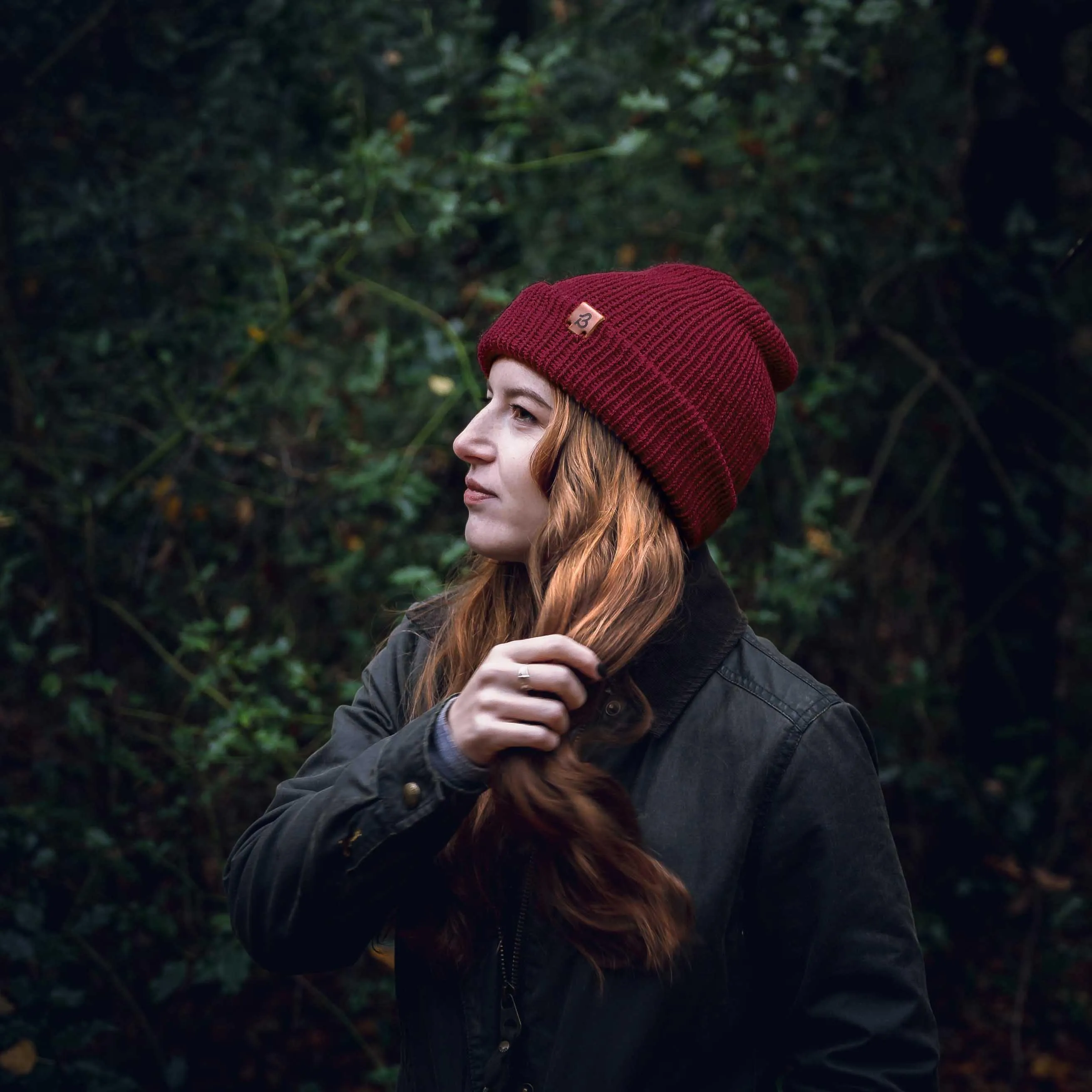 Grey Mix Trawler Wooly Hat
