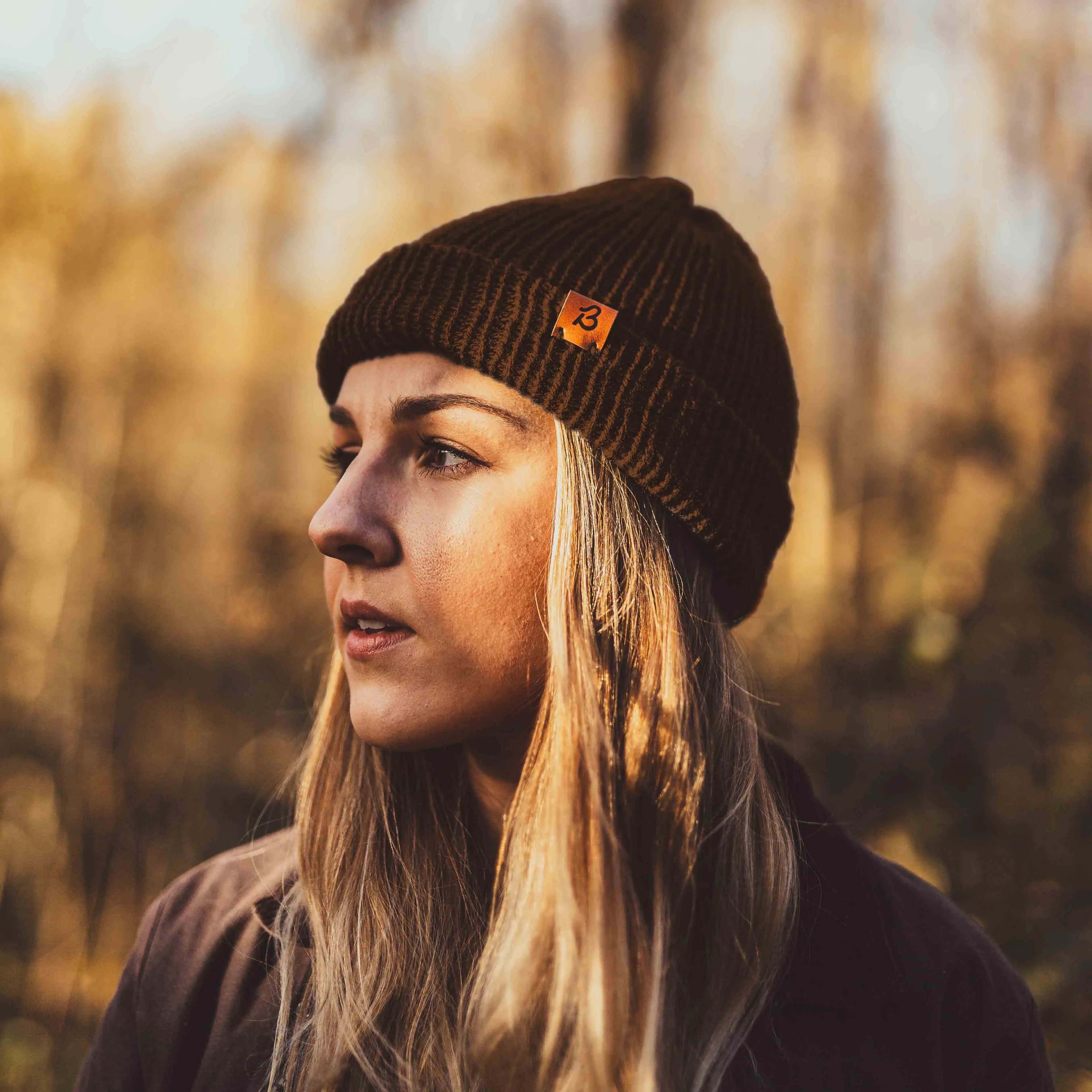 Grey Mix Trawler Wooly Hat