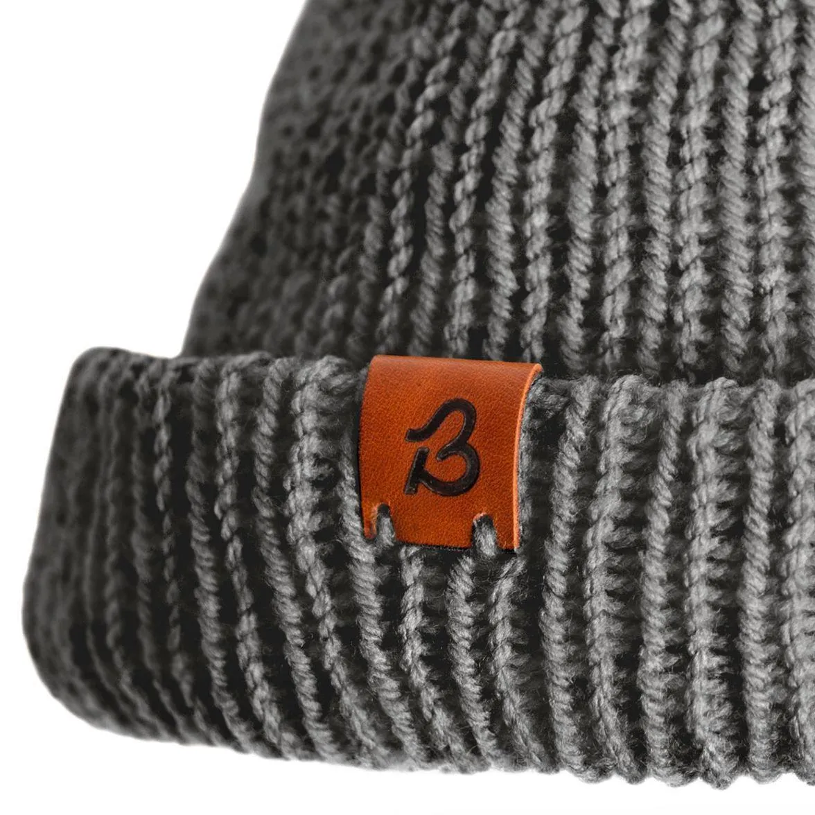 Grey Mix Trawler Wooly Hat
