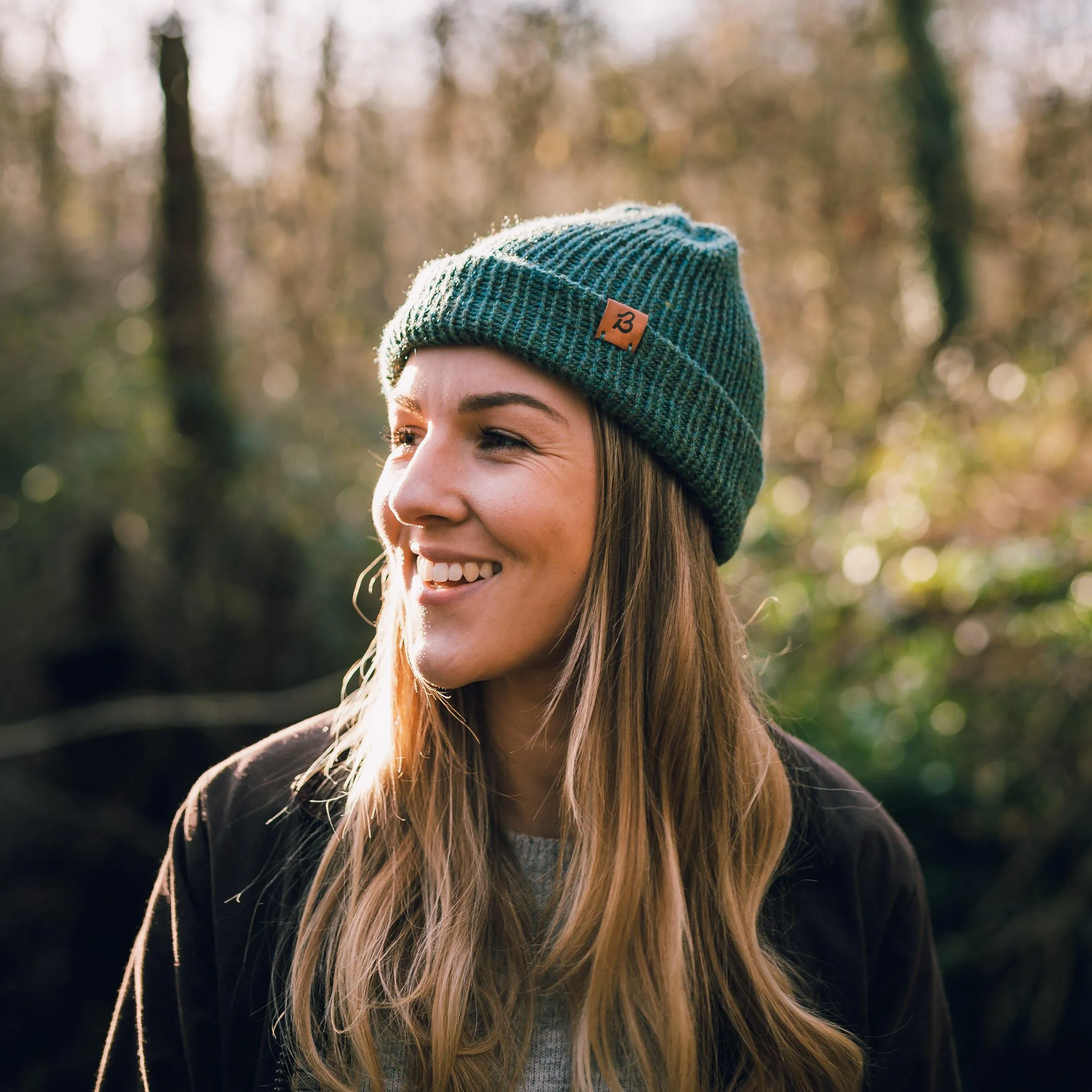 Grey Mix Trawler Wooly Hat