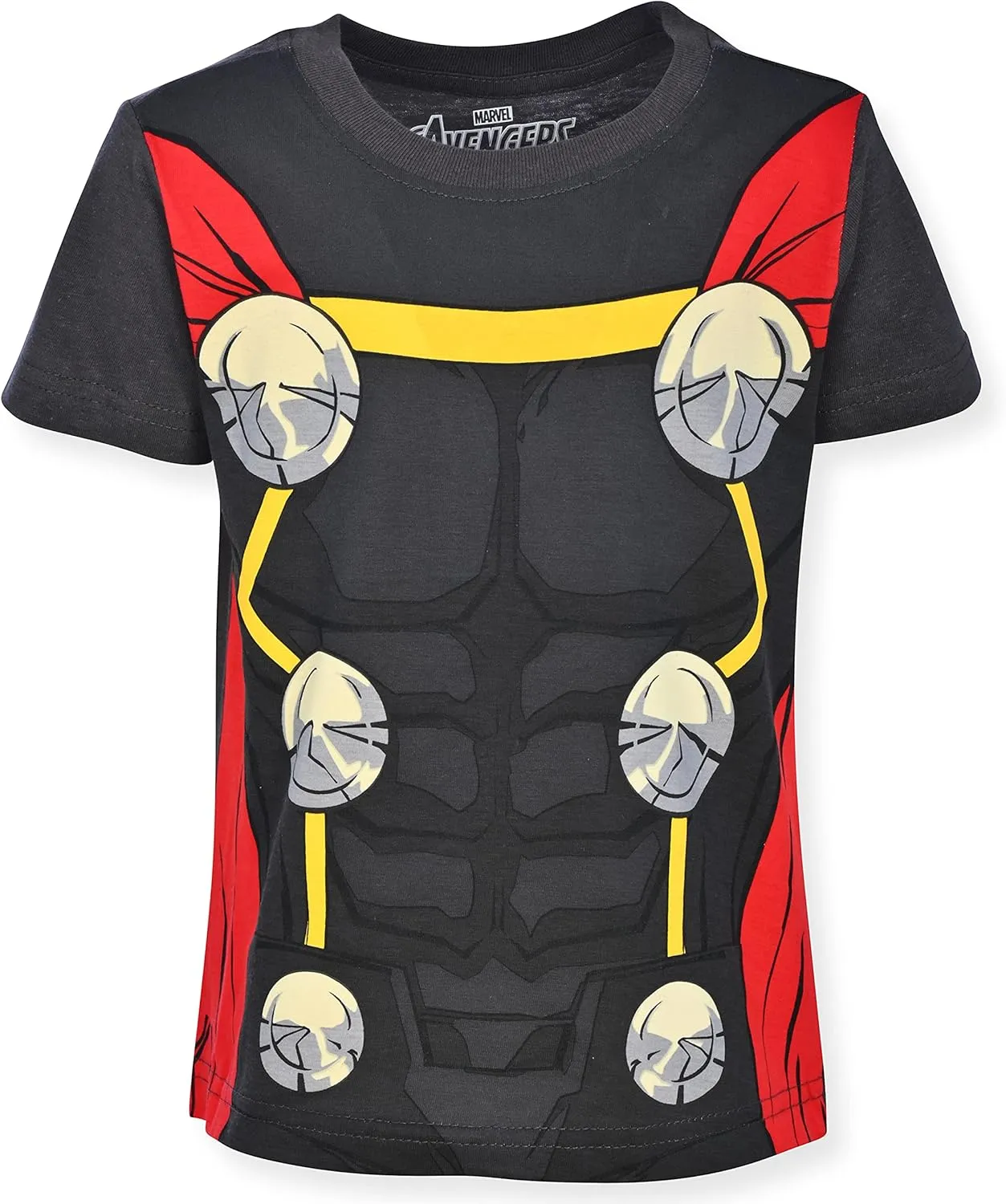 Marvel Little Avengers Boy's 4-Pack Superhero Short Sleeve Tee Shirt Set