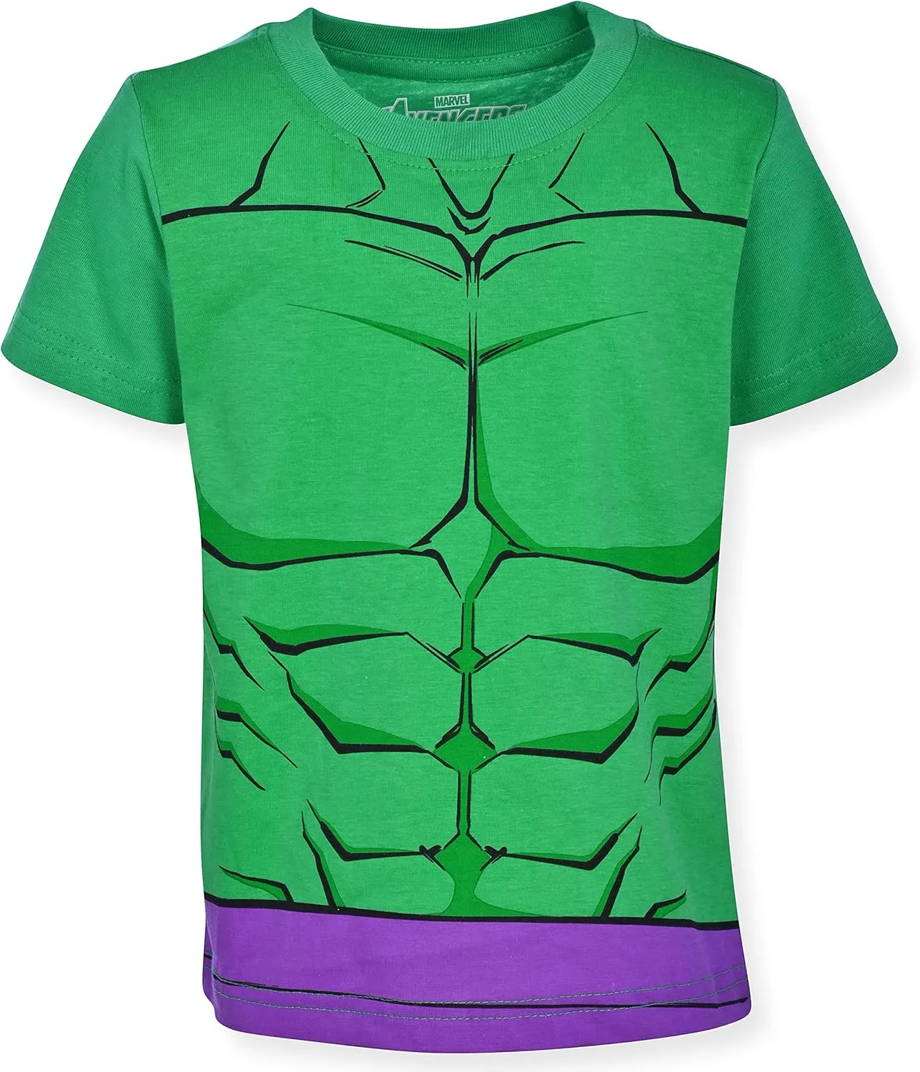 Marvel Little Avengers Boy's 4-Pack Superhero Short Sleeve Tee Shirt Set