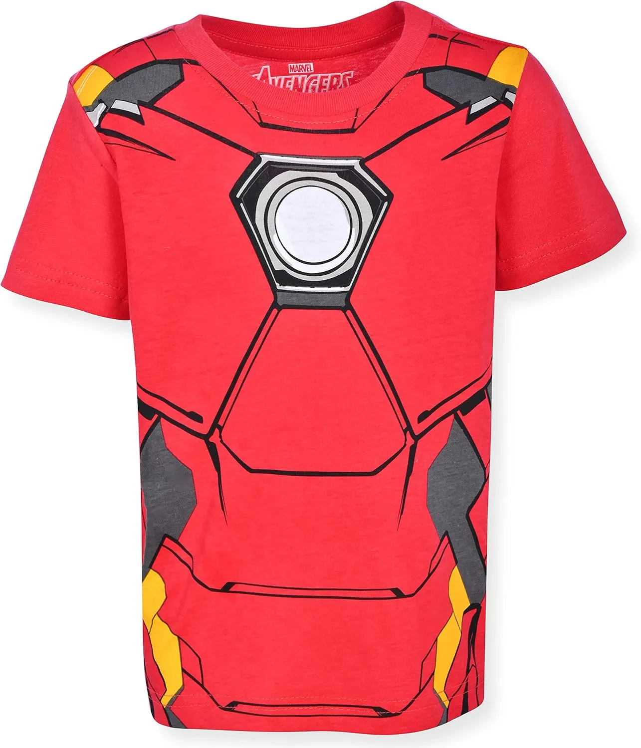 Marvel Little Avengers Boy's 4-Pack Superhero Short Sleeve Tee Shirt Set