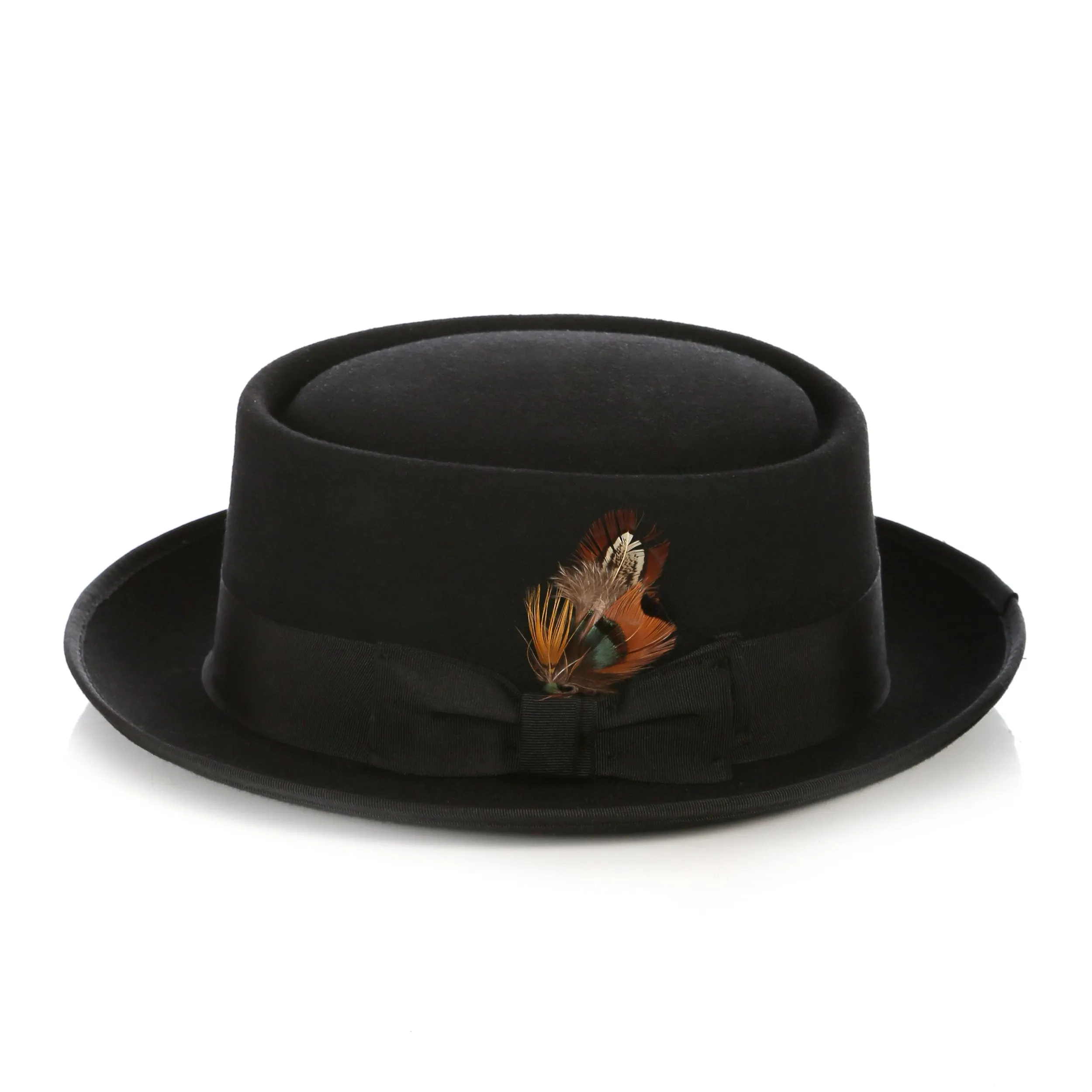 Men Classic Pork Pie Hat- MSd 32