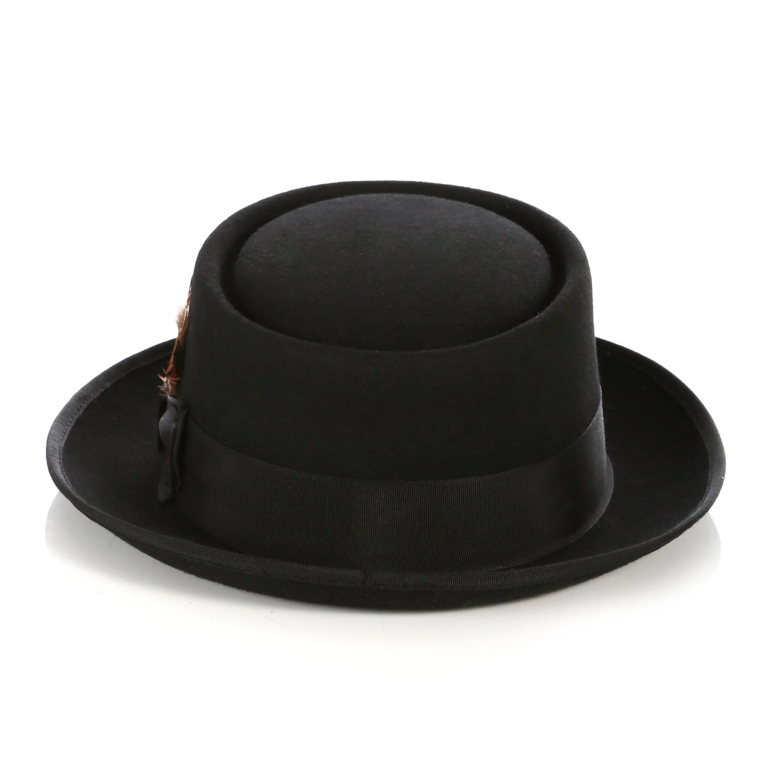 Men Classic Pork Pie Hat- MSd 32
