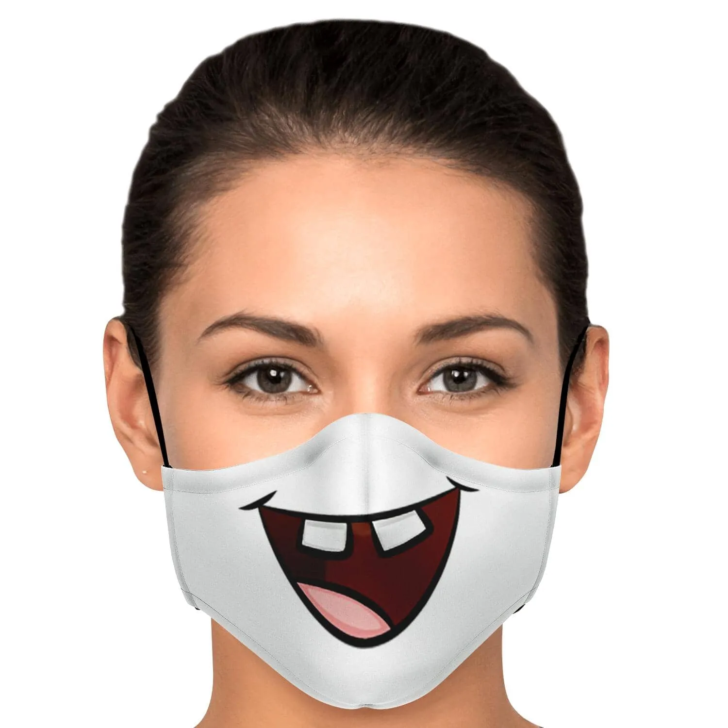 Missing Teeth Smile Face Mask