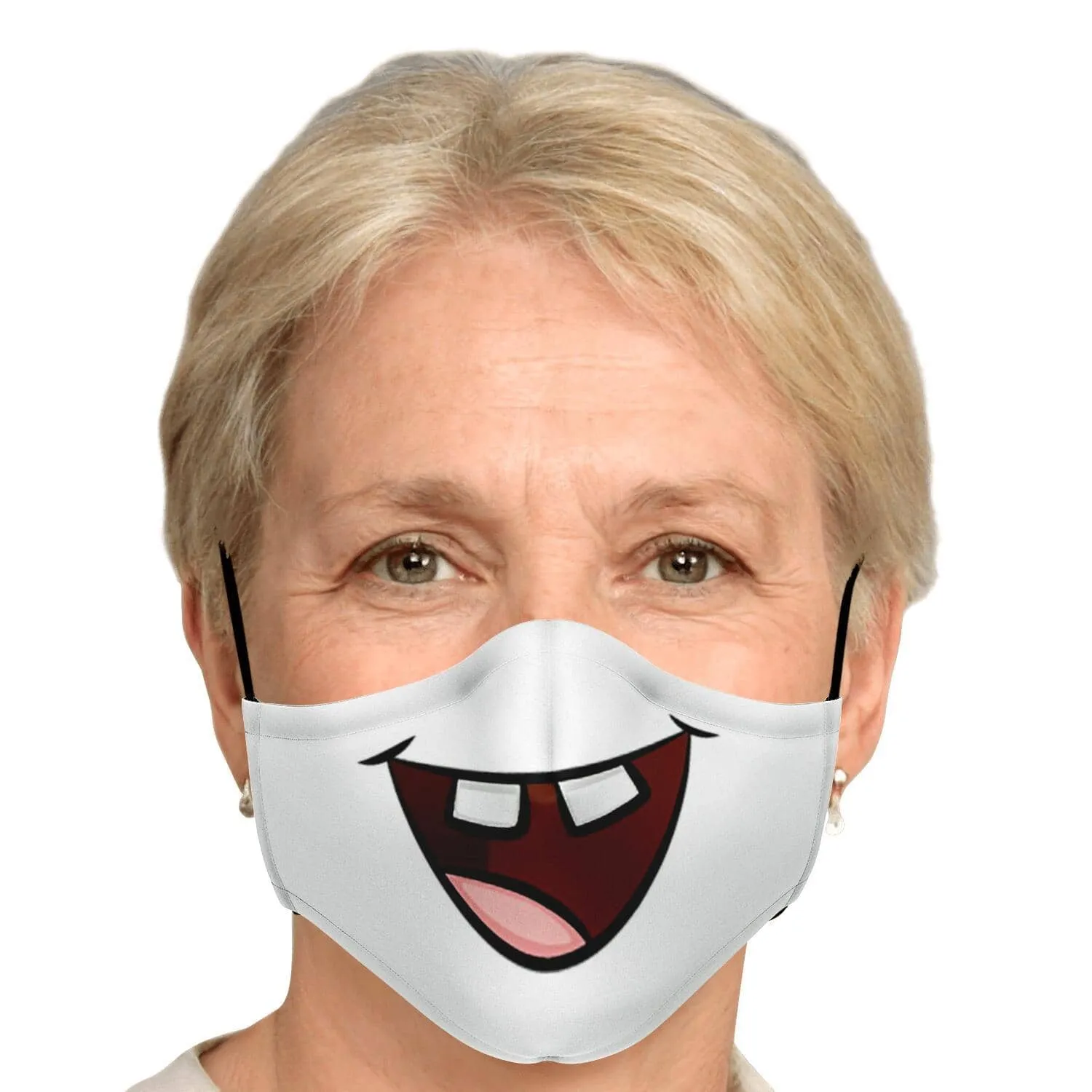 Missing Teeth Smile Face Mask