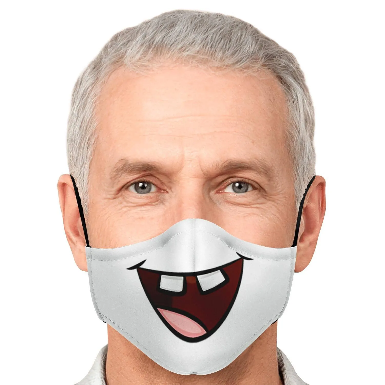 Missing Teeth Smile Face Mask