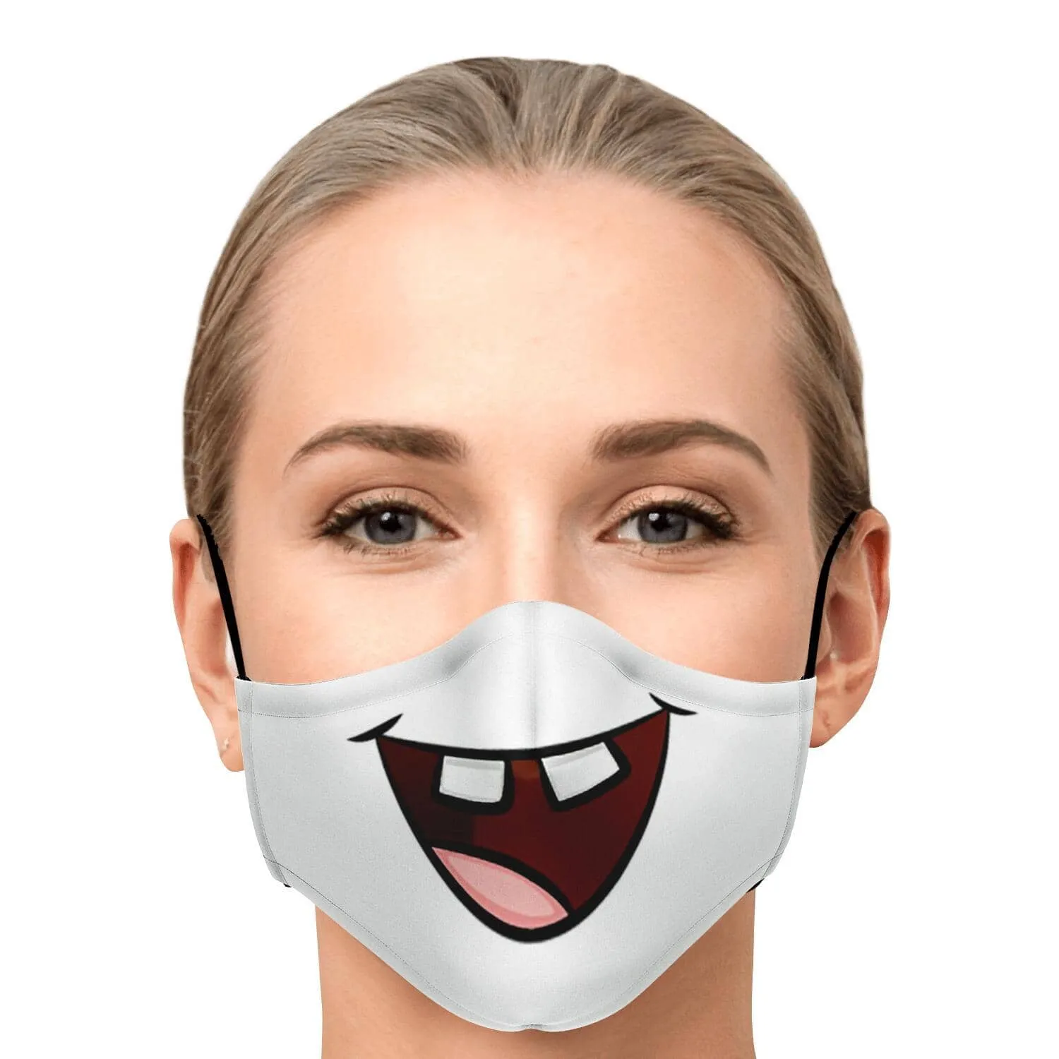 Missing Teeth Smile Face Mask