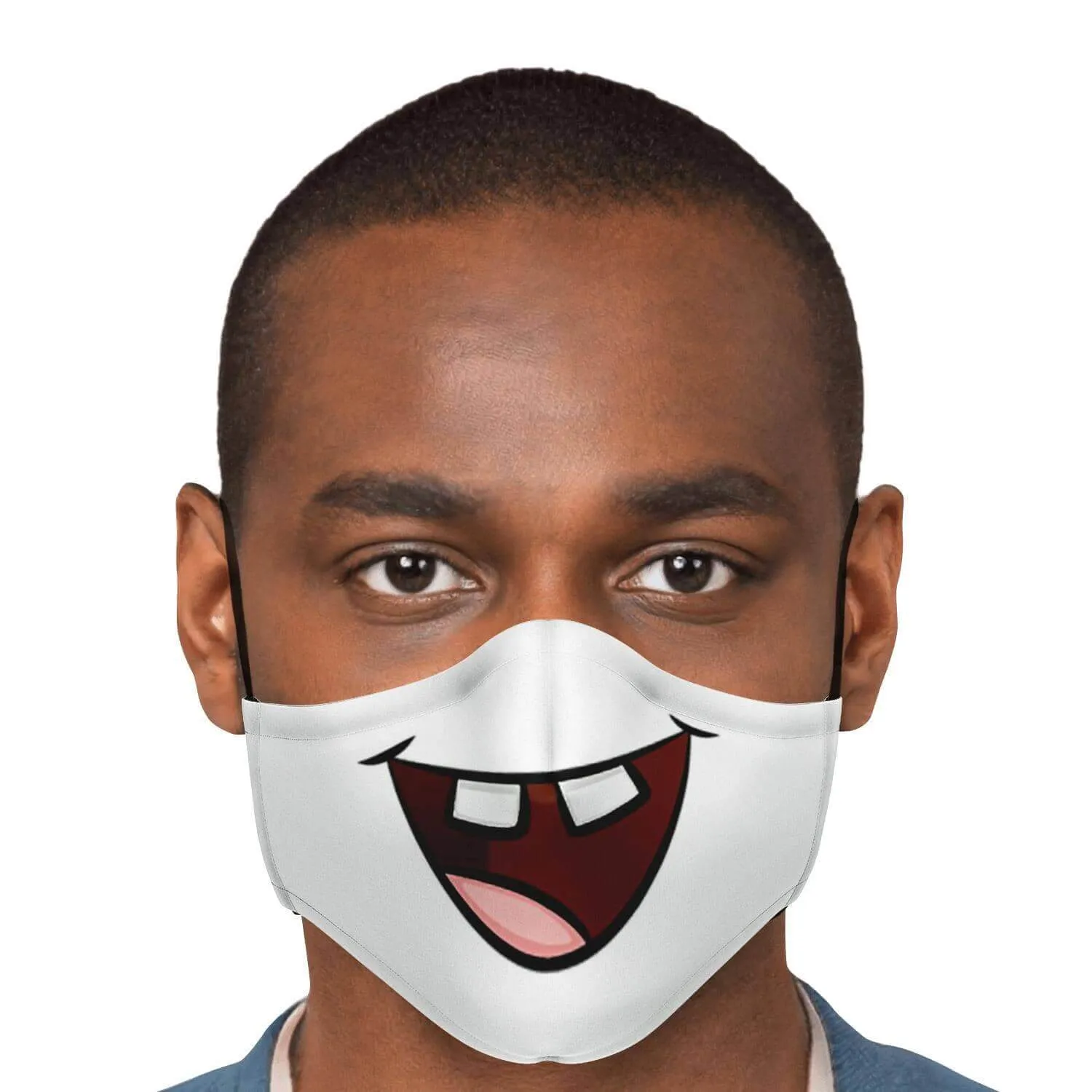 Missing Teeth Smile Face Mask