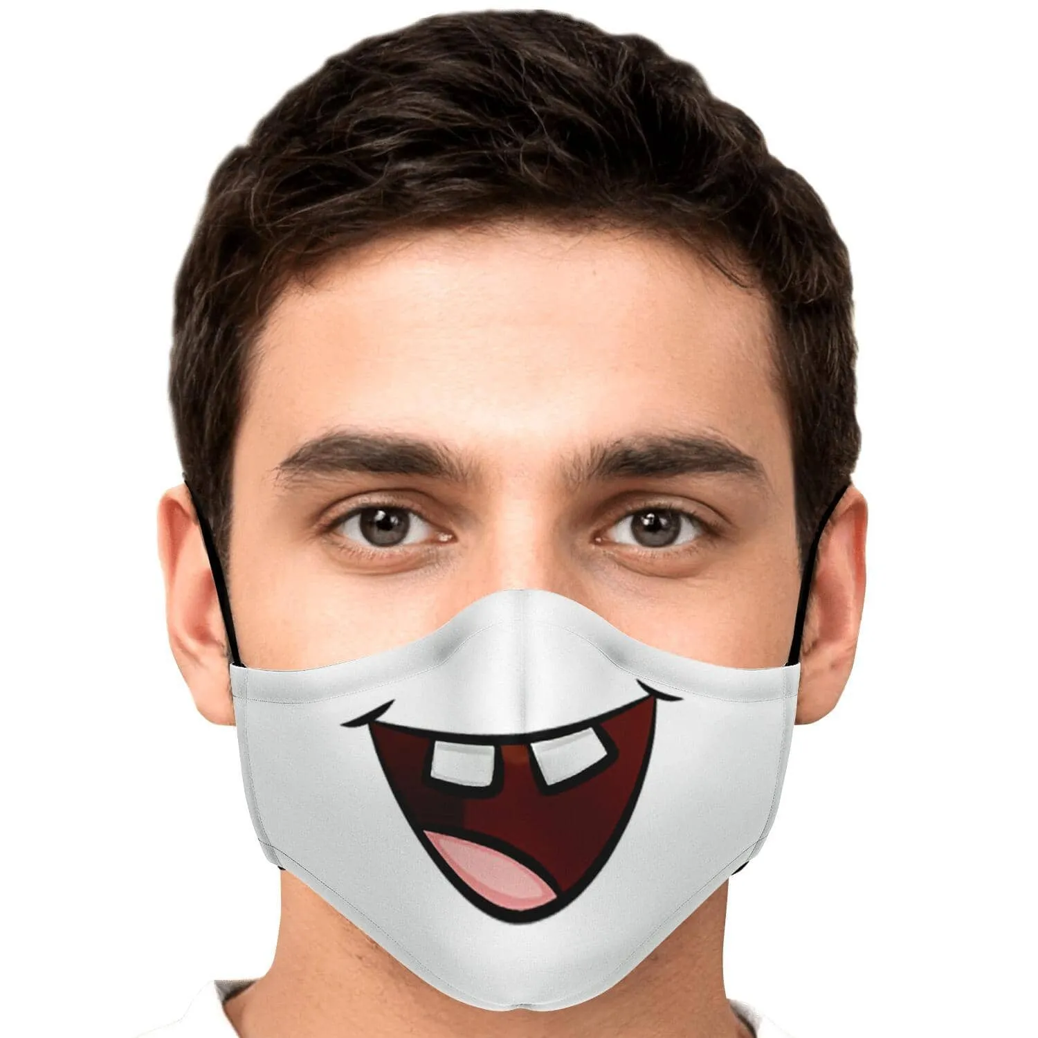 Missing Teeth Smile Face Mask