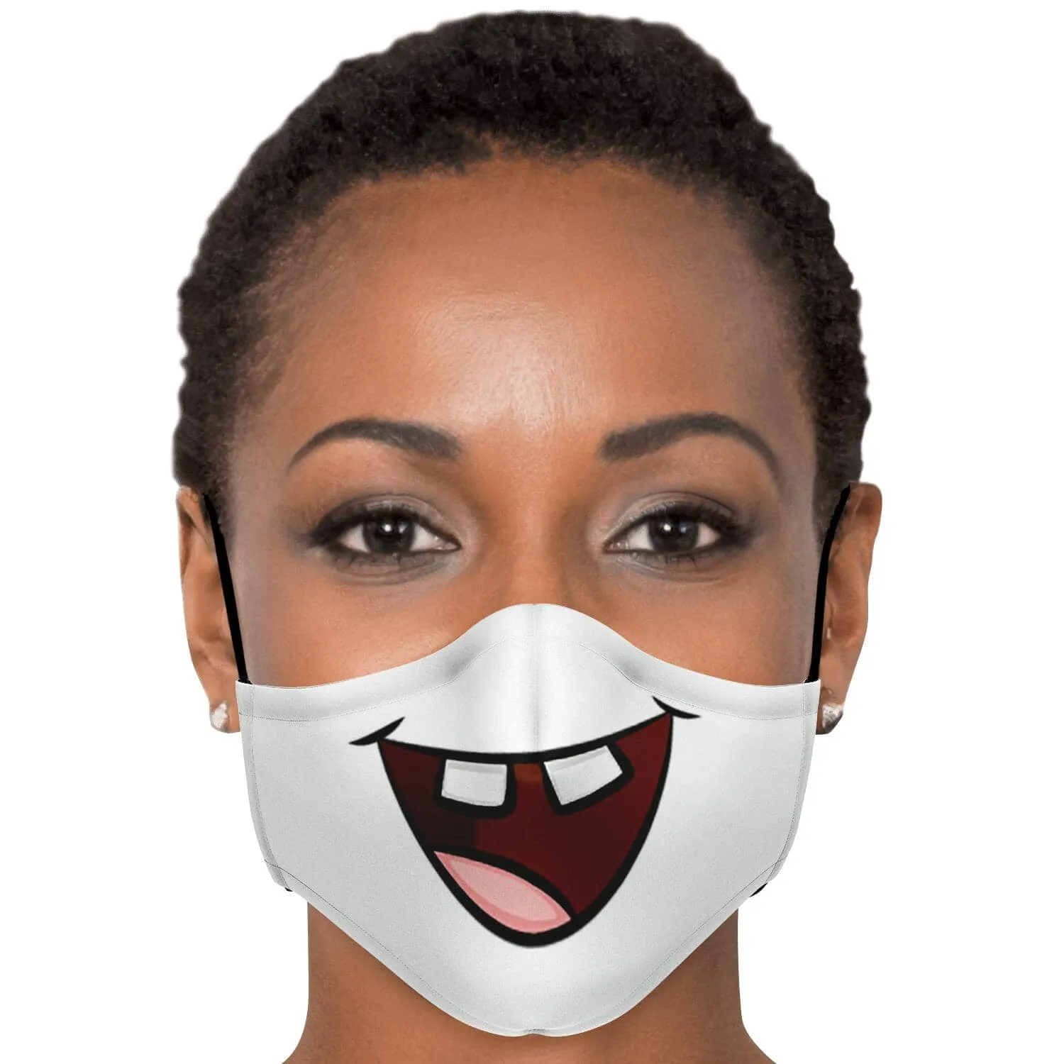 Missing Teeth Smile Face Mask