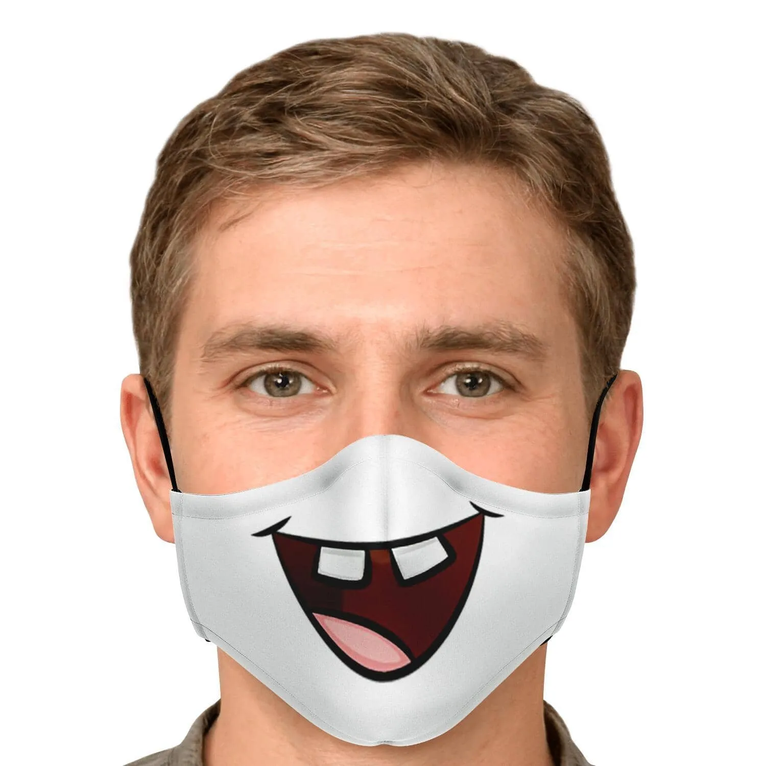 Missing Teeth Smile Face Mask