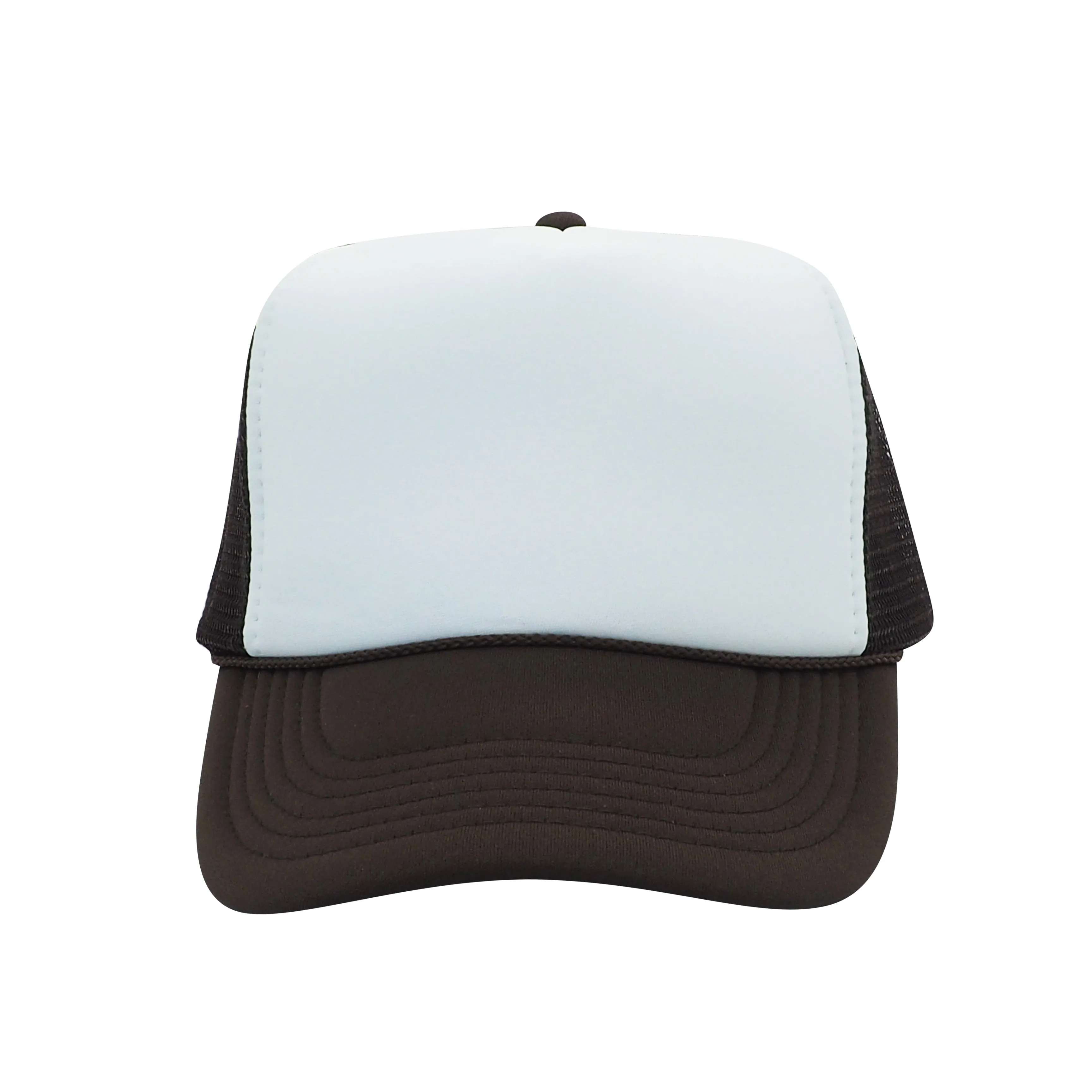 Nissun Classic Trucker Baseball Hats Caps Foam Mesh Blank Solid Two Tone Snapback