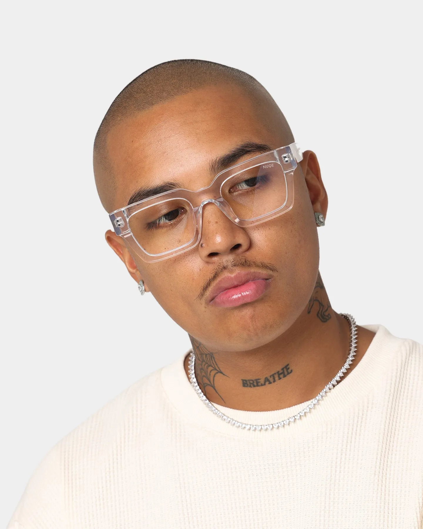 NUQE Jones Blue Light Glasses Clear