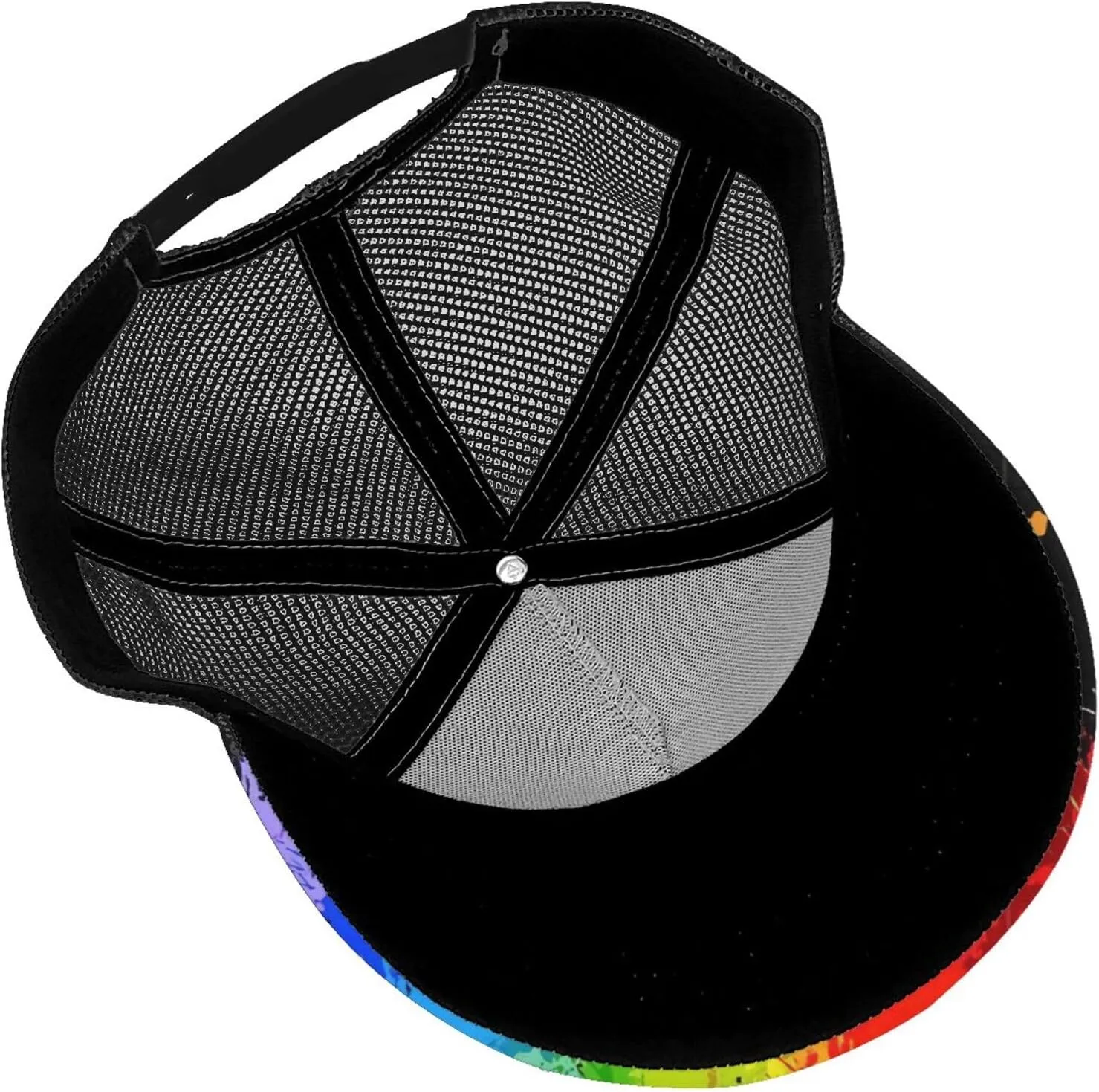 Rainbow Pride LGBT Gay Pride Sun Baseball Hats Adjustable Baseball Sun Cap Hats for Men Women