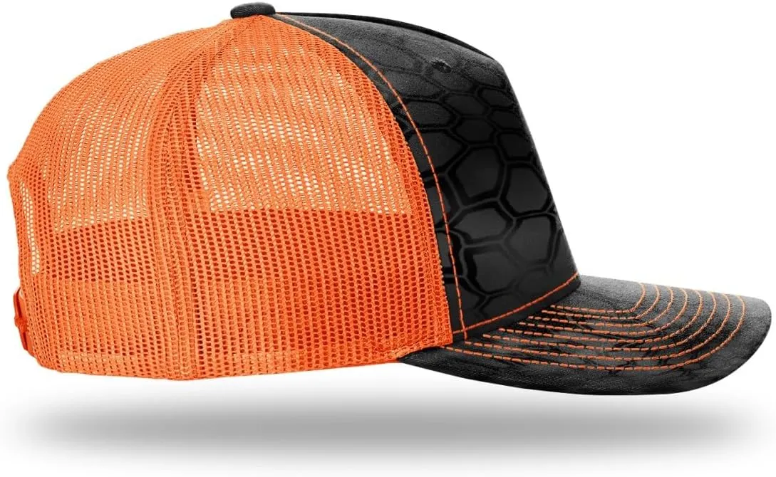 Richardson 112FP & 112PFP Classic Fit Five-Panel Adjustable Snapback Trucker Cap | OSFM | Bulk Packs Available