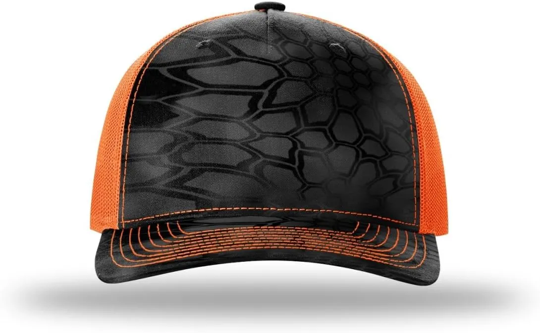 Richardson 112FP & 112PFP Classic Fit Five-Panel Adjustable Snapback Trucker Cap | OSFM | Bulk Packs Available